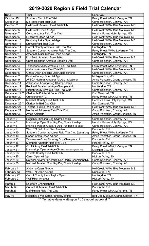 2019-2020 Reg 6 Calendar